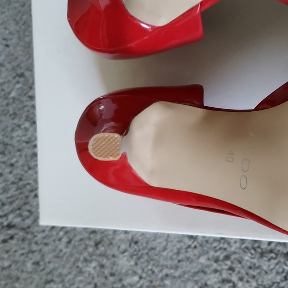 Womens Aldo Red Heels 👠 Size 40 US Size 9.5/10 - Picture 14 of 16